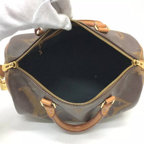 LOUIS VUITTON M44602 Monogram Giant Speedy Bandouliere30 Hand Bag - Picture 3 of 13